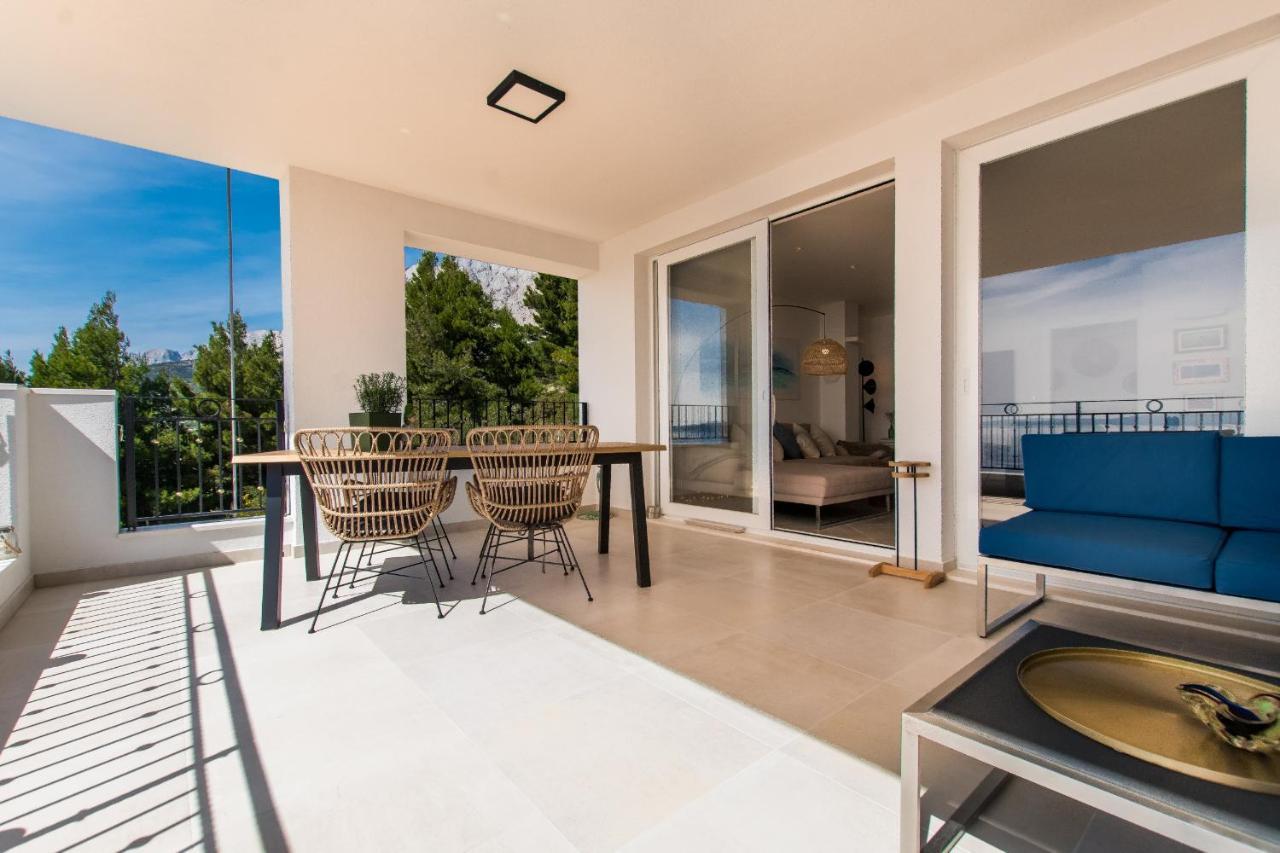 מאקרסקה Villa Smaragd - Perle - Luxury Apartments With Shared Pool מראה חיצוני תמונה